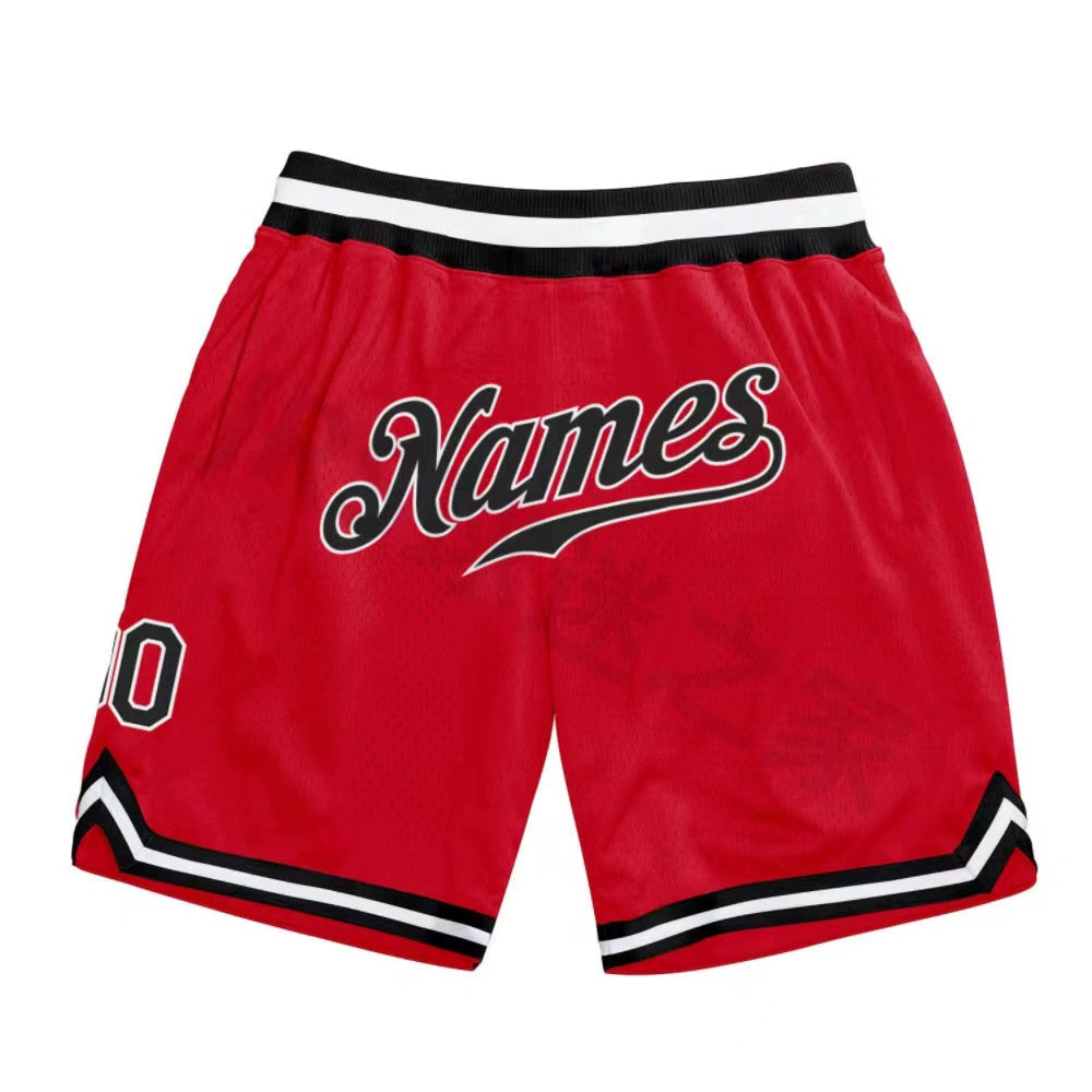 Customized Embroidery Personalized Mesh Basketball Pants Sweatpants Your Name Your Number Shorts