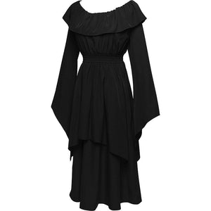 Embrace the Elegance of Steampunk Gothic Victorian Fashion with our Long Sleeve Women's Dress
