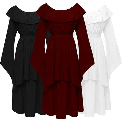 Embrace the Elegance of Steampunk Gothic Victorian Fashion with our Long Sleeve Women's Dress