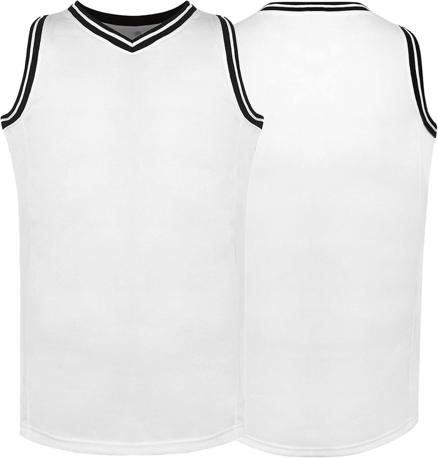 Blank Solid Color Basketball Jersey Running Sports Casual Vest  Quick Dry