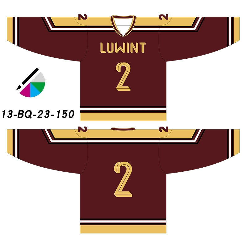 Premium Personalized Custom Ice Hockey Jersey - High-Definition, Non-Fading, Sublimation Printing Your Number Your Name