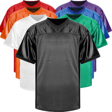 Plus Size Blank America Football Jersey Shirt Mesh Training Jersey for Men