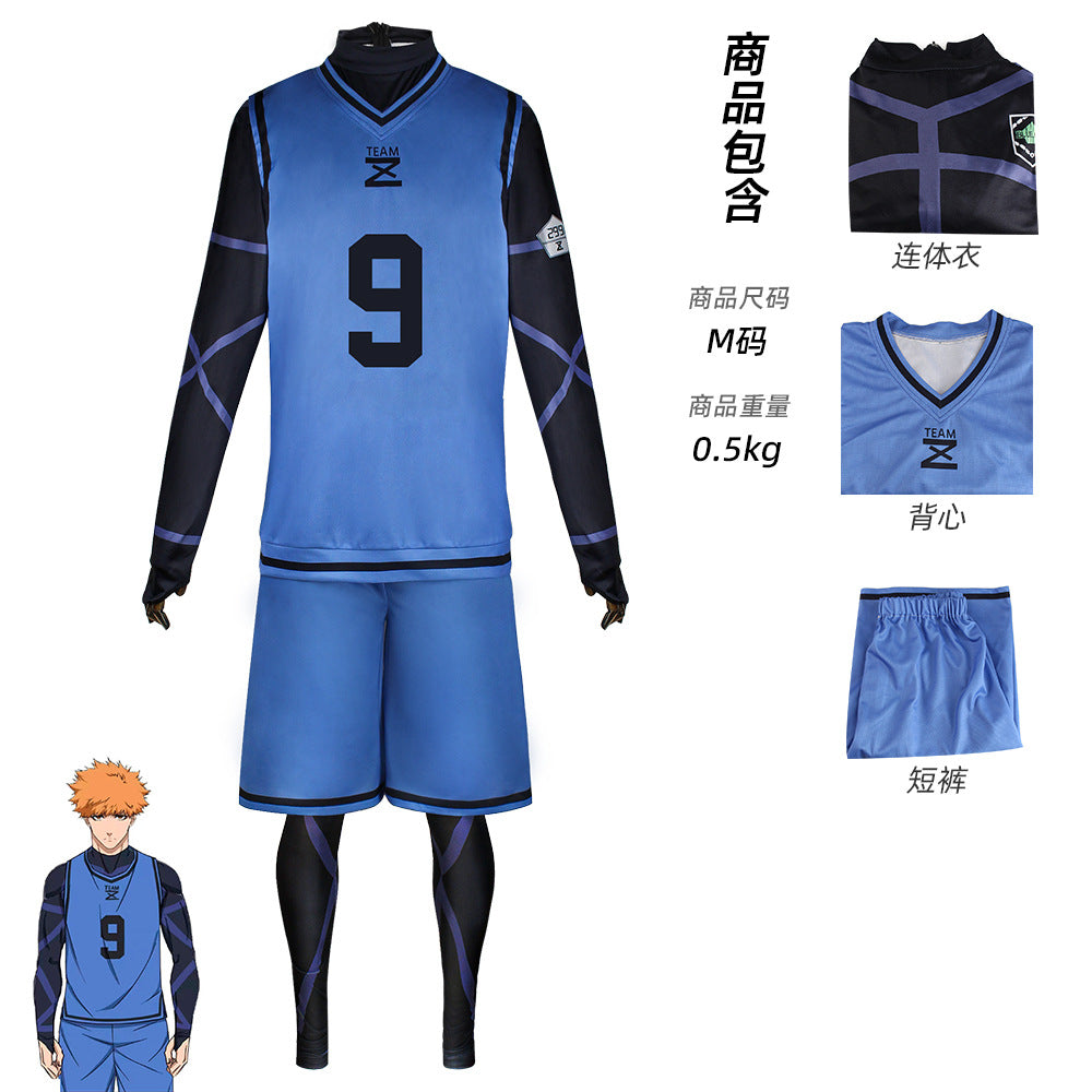 BLUE LOCK Jersey #11 #4 #8 #9 Isagi Yoichi Bachira Meguru Chigiri Hyoma Cosplay Costume Jerseys Asia Size