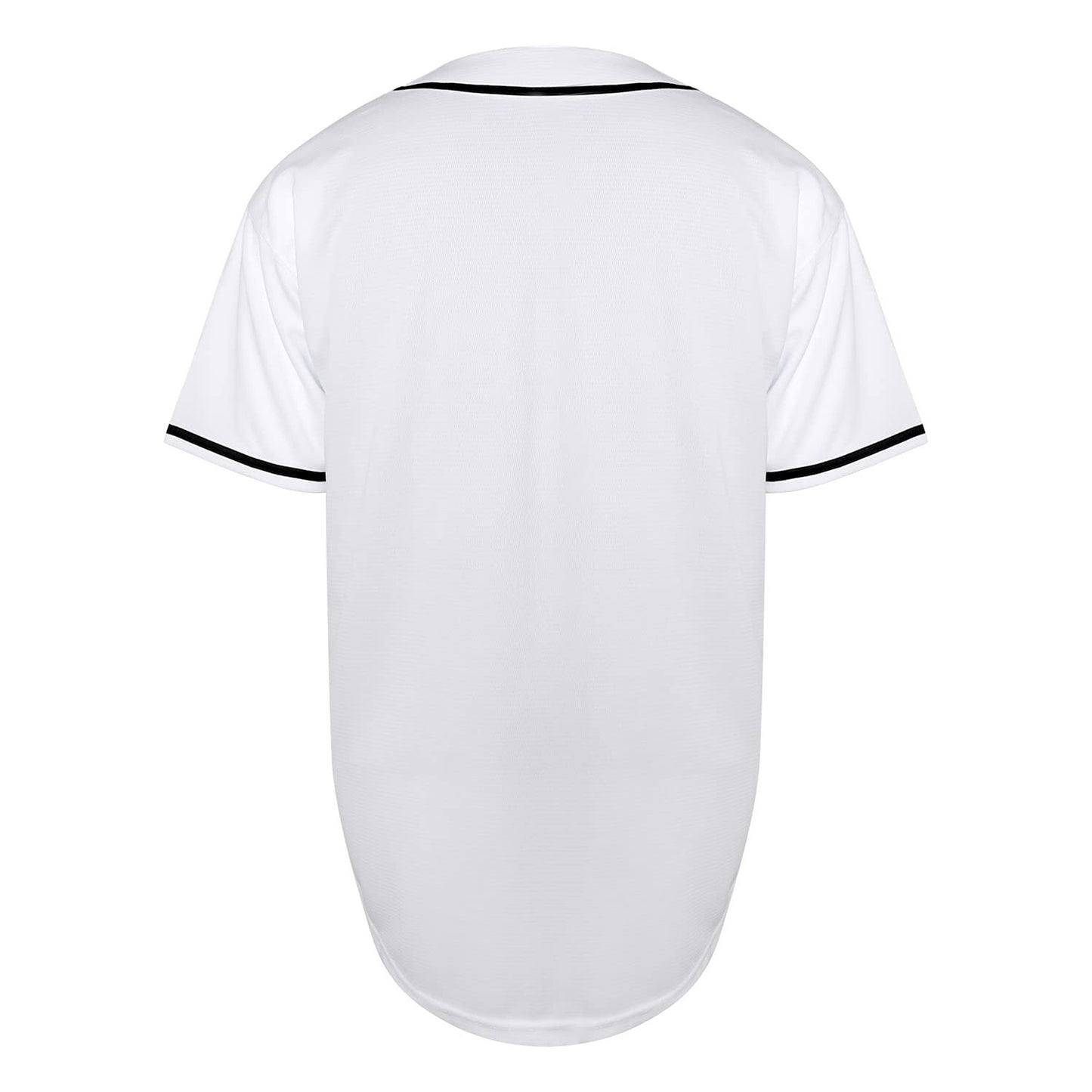 Baseball Shirt Solid Color Empty Version Jersey Training Baseball Uniform for Men