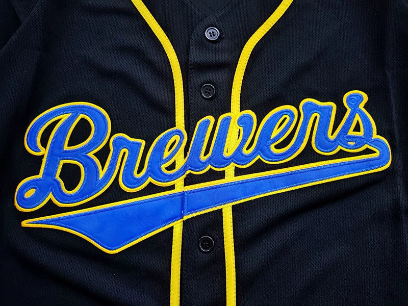 Vintage Milwaukee Brewers Jersey – Stitched Throwback Baseball Shirt