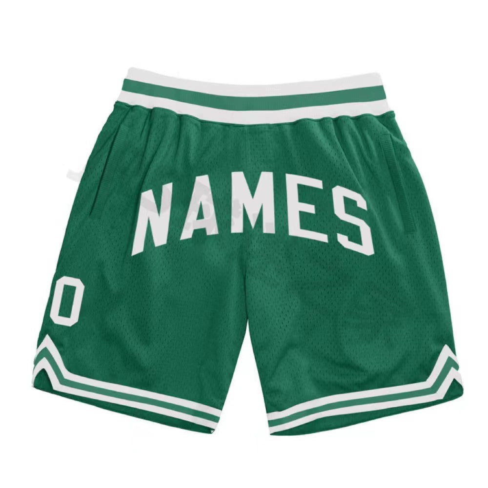 Customized Embroidery Personalized Mesh Basketball Pants Sweatpants Your Name Your Number Shorts