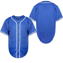 Load image into Gallery viewer, Baseball Shirt Solid Color Empty Version Jersey Training Baseball Uniform for Men