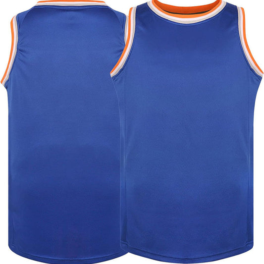 Blank Solid Color Basketball Jersey Running Sports Casual Vest  Quick Dry