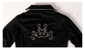 Men Vintage Steampunk Costume Tailcoat Jacket Gothic Victorian Retro Tuxedo Suit