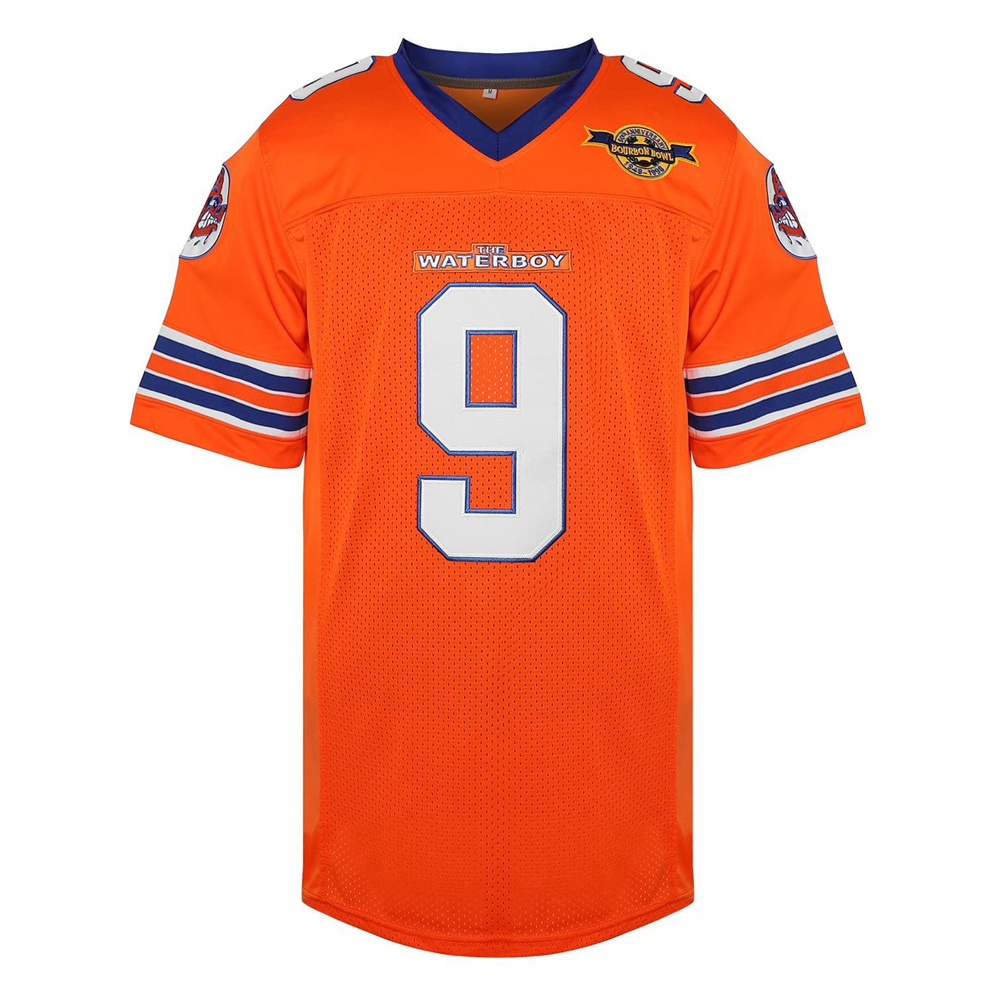 The Waterboy Movie Muddogs Bobby Boucher America Football Jersey #9 Multi Colors