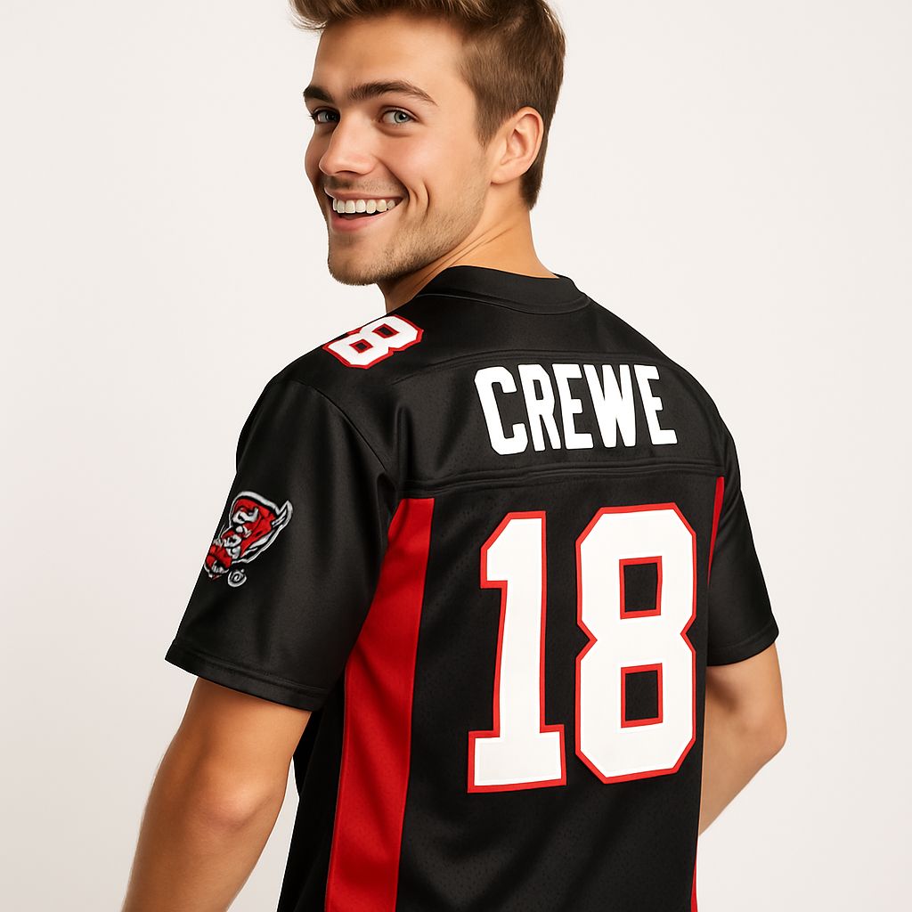 Mean Machine Longest Yard Jersey - Paul Crewe #18 Battle Football Jersey