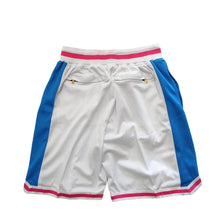 Load image into Gallery viewer, Auto Basketball Shorts Pants with Pockets White Color