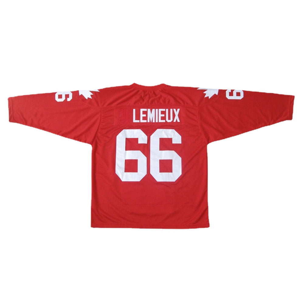 Mario Lemieux #66 Team Canada Hockey jersey - Red