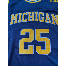 Load image into Gallery viewer, Juwan Howard #25 Michigan Fab Five Basketball Jersey Customize Jerseys Dark Blue