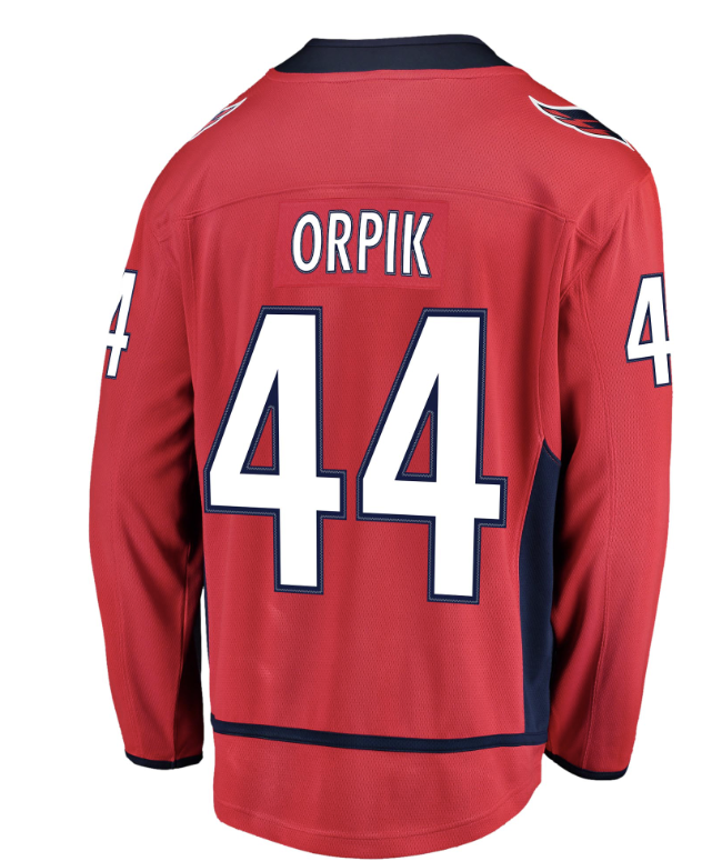 Custom Your Name Your Number Washington Ice Hockey Jersey Red Breakaway - Player Jersey