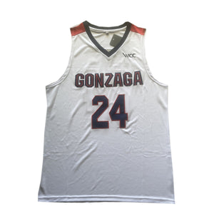 Gonzaga University Corey Kispert #24 Basketball Jersey ZAGS White