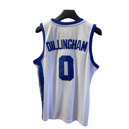 #0 Rob Dillingham Kentucky College Basketball Jersey White Embroidered