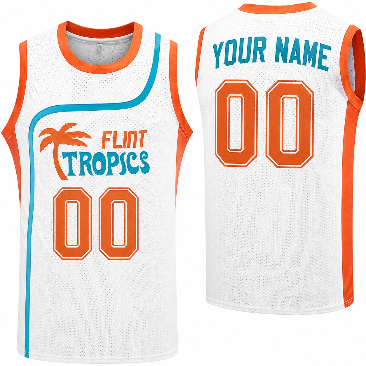 Custom Semi-Pro Flint Tropics Basketball Jersey – Name & Number