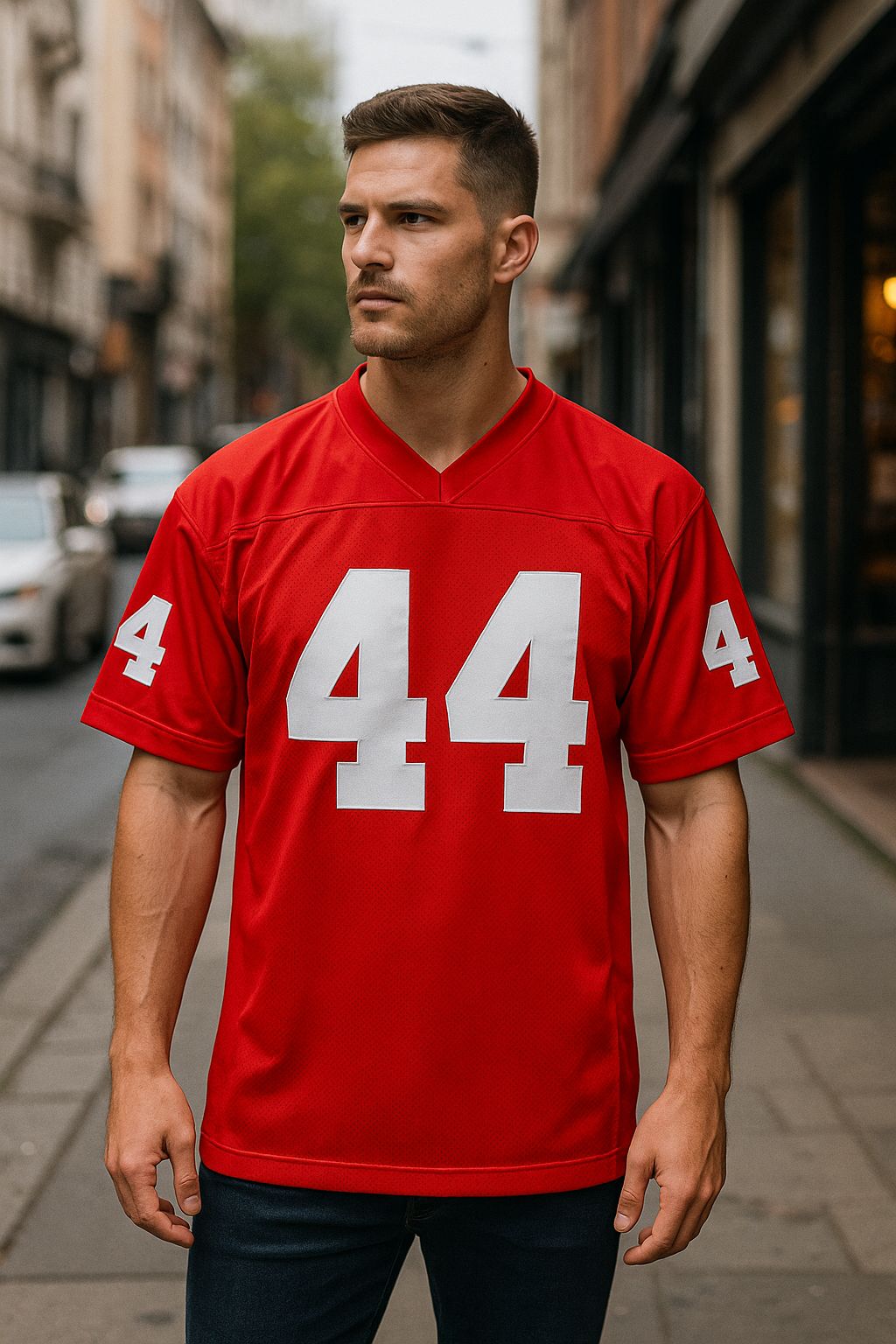 Forrest Gump Movie Jerseys Alabama Football Jersey #44 Red Color