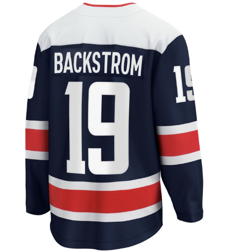 Custom Your Name Your Number Washington Ice Hockey Jersey Dark Blue Alternate - Premier Breakaway Player Jersey