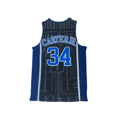Duke #34 Wendell Carter Black Embroidered Basketball Jersey