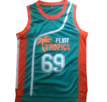 Load image into Gallery viewer, Semi Pro Flint Tropics Downtown #69  Basketball Movie Jersey