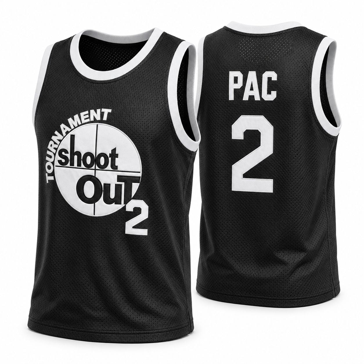 Above the Rim Shoot Out Black Basketball Jerseys – #96, #23 & #2
