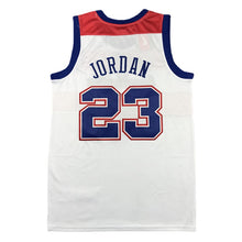 Load image into Gallery viewer, Bullets Blue #23 Jordan Throwback Basketball Jersey White