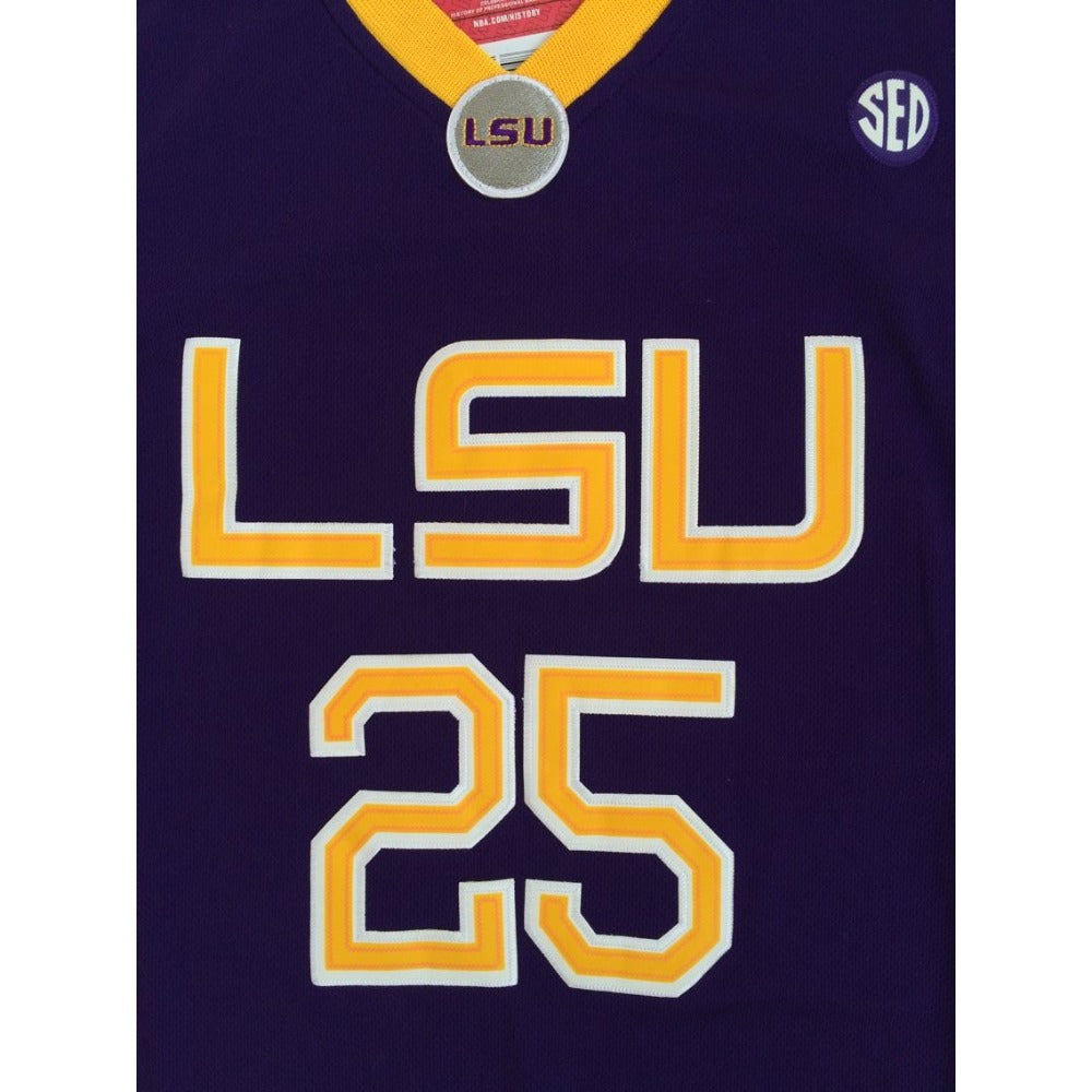 LSU Tigers #25 Ben Simmons Purple Basketball Jersey - College Fan Gear