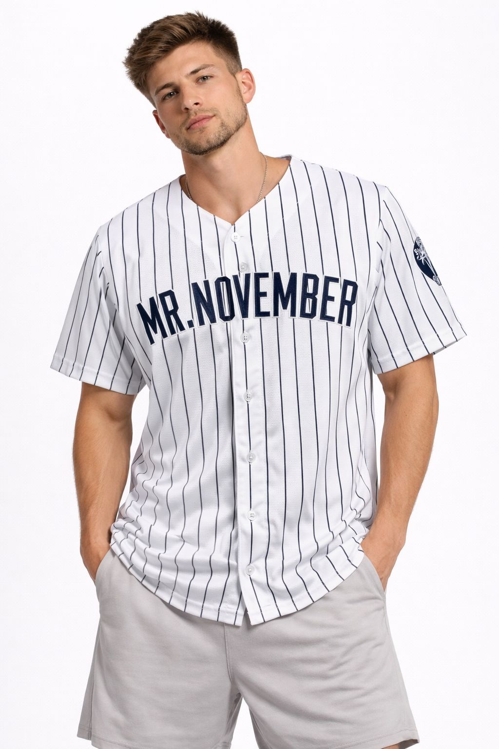 Celebrate Baseball History with Mr. November Men's #2 Jeter Retro Baseball Jersey