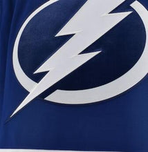 Load image into Gallery viewer, Custom Your Name Your Number Blue Tampa Bay Lightning Home Captain Patch Ice Hockey Jersey