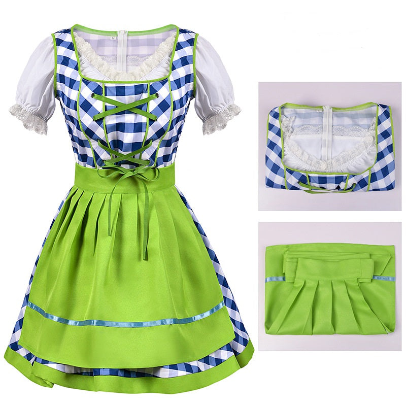 Dirndl Dress Bavarian German Traditional Oktoberfest Clothing for Women and Men