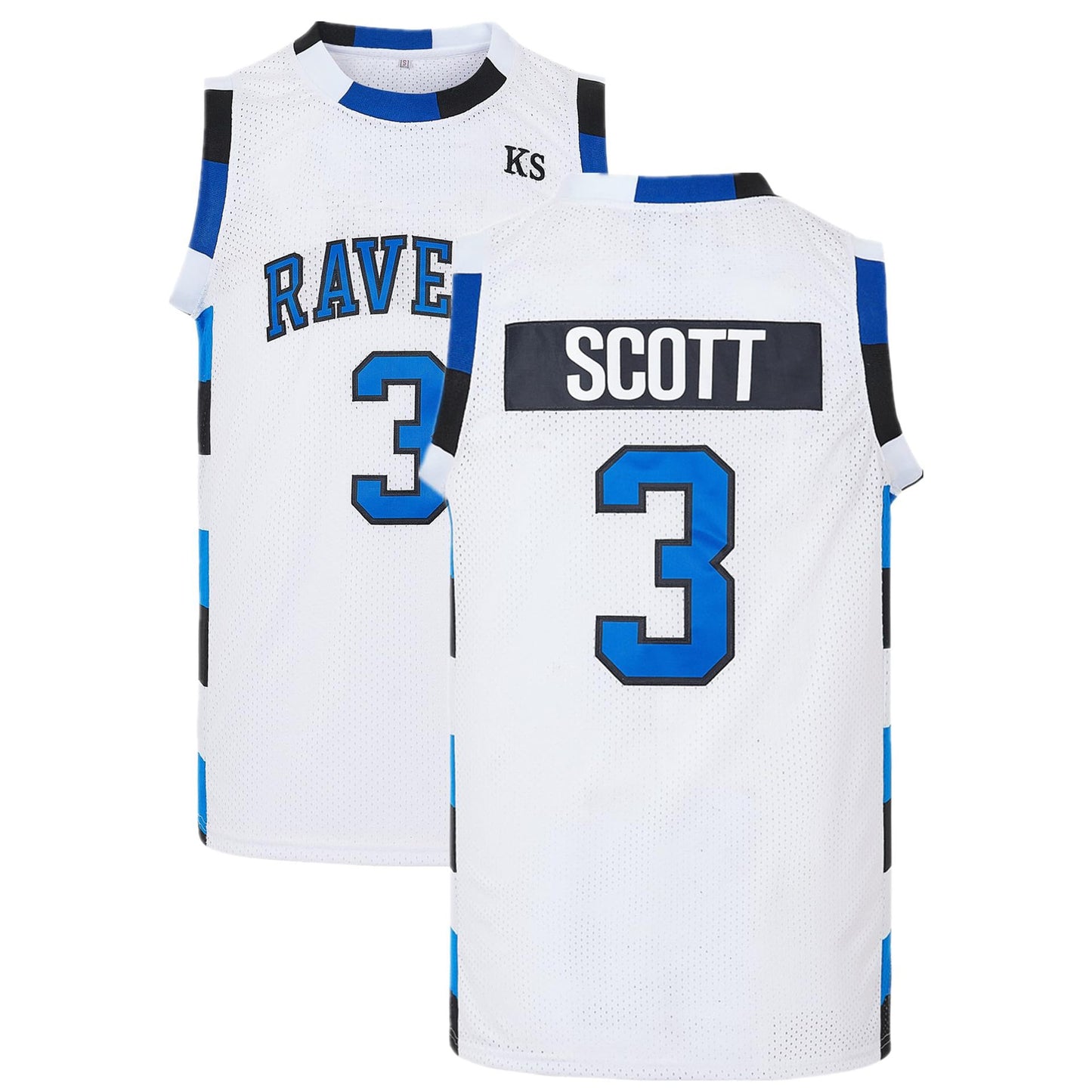 Lucas Scott #3 One Tree Hill Ravens Throwback Basketball Movie Jersey