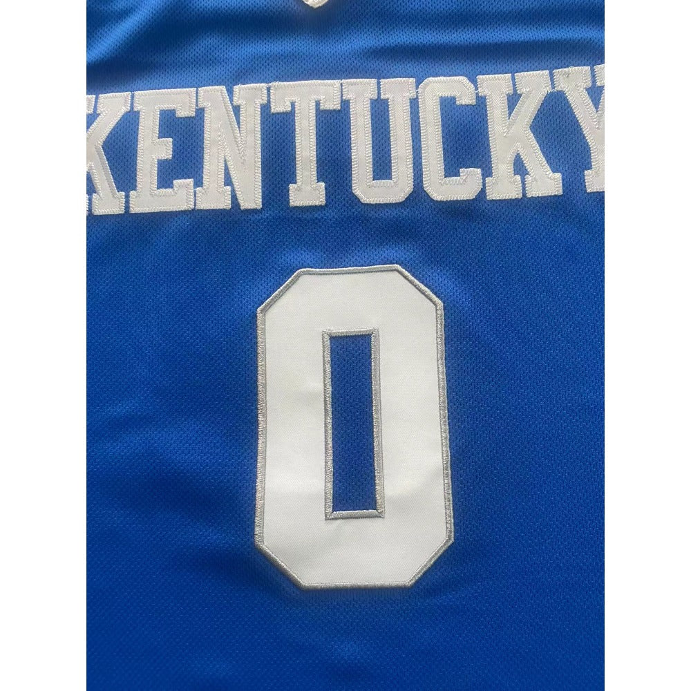 #0 Robert Dillingham Kentucky College Basketball Jersey Blue Limited