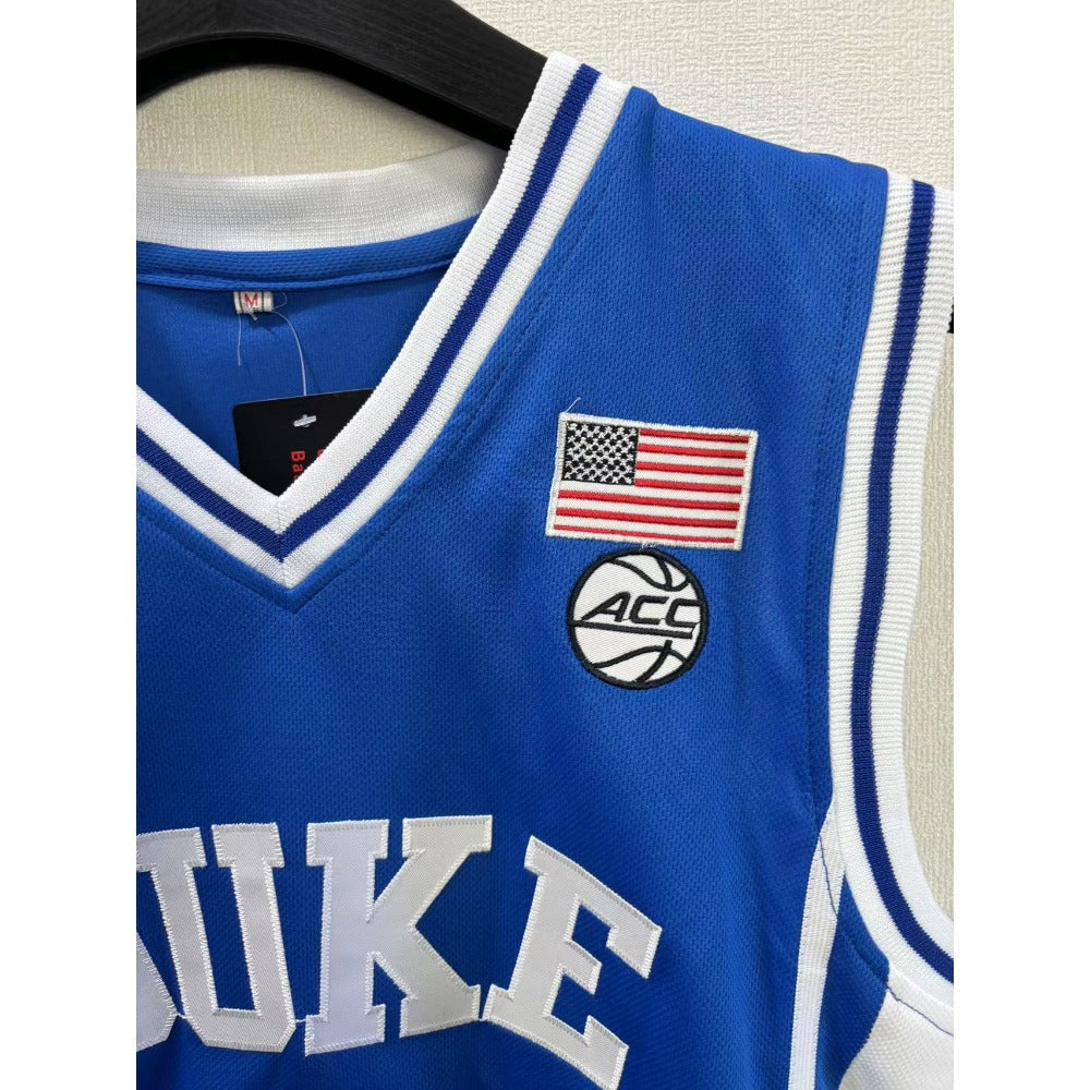 Jared McCain #0 Duke College Basketball Jersey - Blue Embroidery