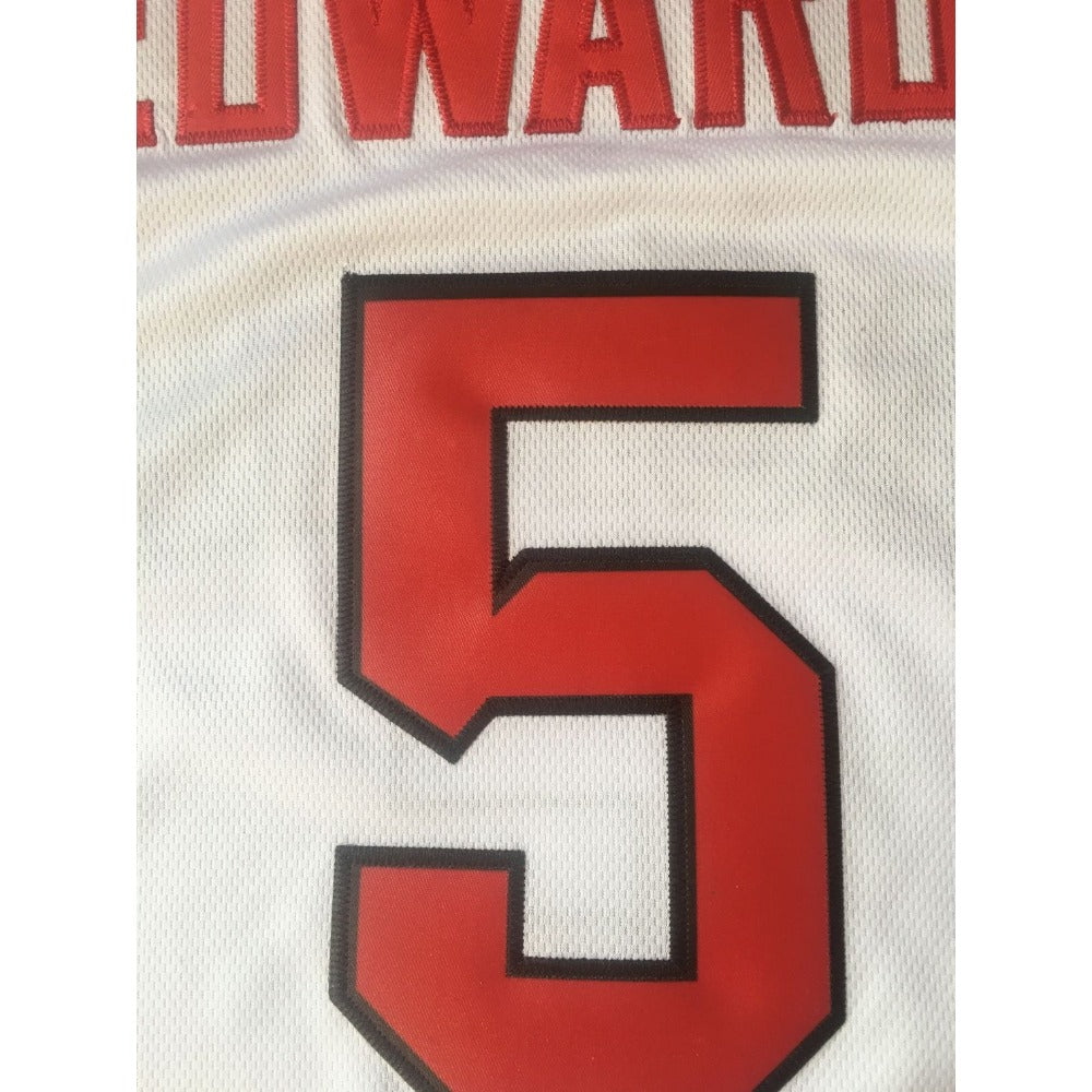 Anthony Edwards Georgia #5  Basketball Jersey College - White