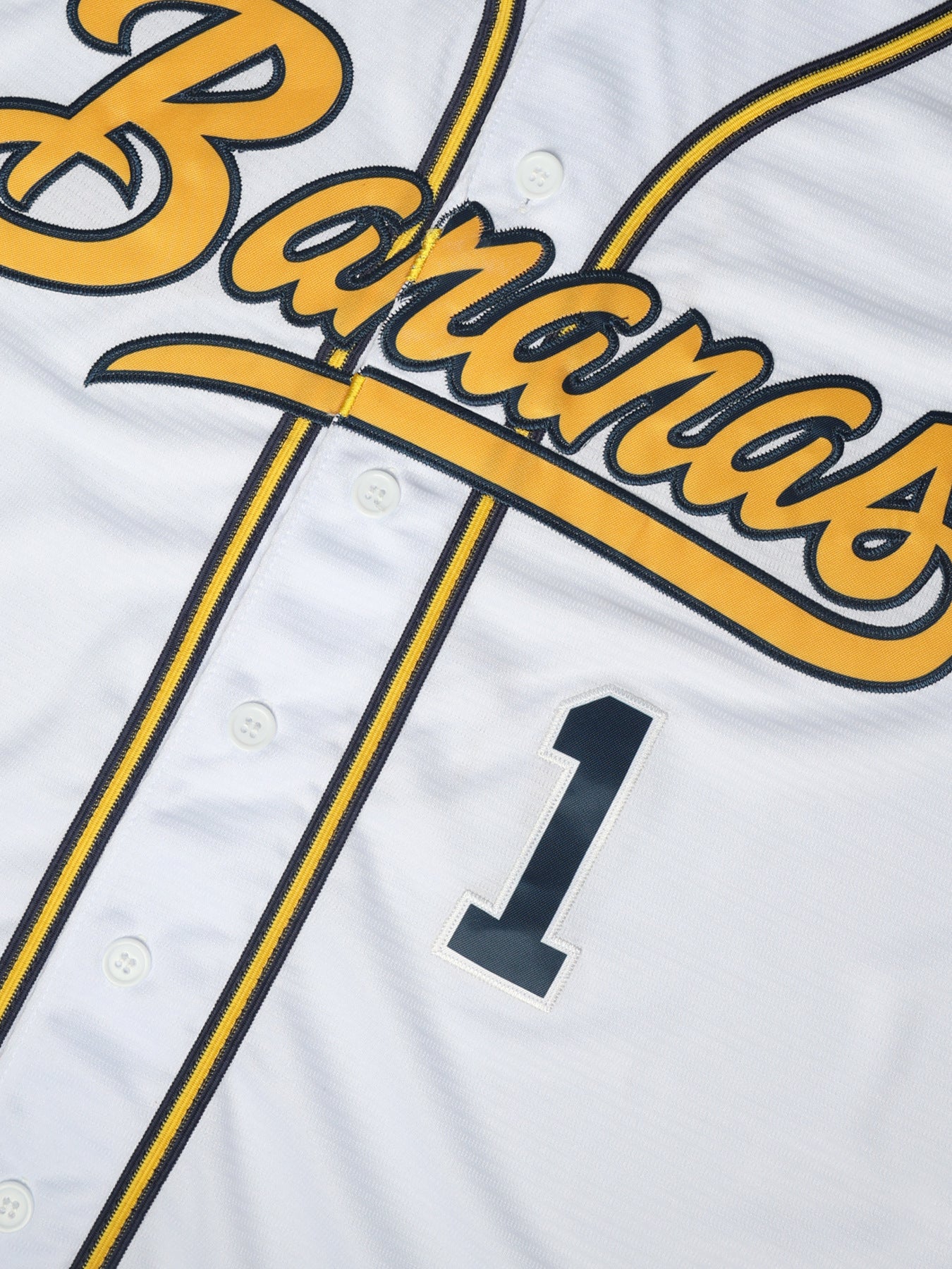 Savannah Bananas Baseball Jersey White Button Up Jersey
