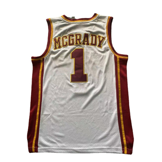 Tracy McGrady #1 Mount Zion High School Basketball Jersey White