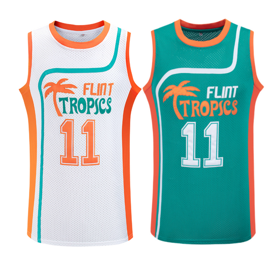 Semi-Pro Monix #11 Flint Tropics Basketball Jersey