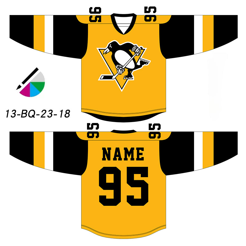 Premium Personalized Custom Ice Hockey Jersey - High-Definition, Non-Fading, Sublimation Printing Your Number Your Name