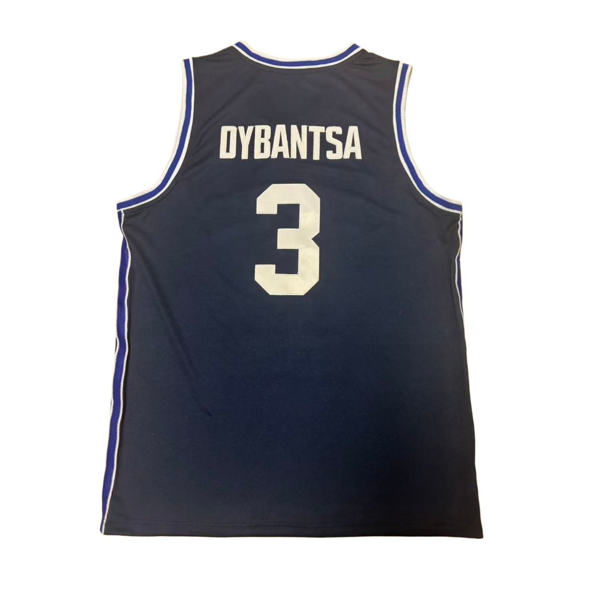 AJ Dybantsa #3 Brigham Young University Basketball Jersey - Dark Blue Embroidery