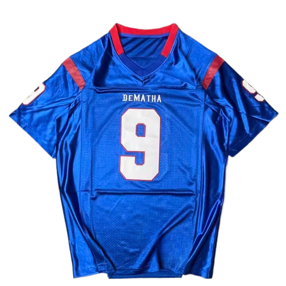 CHASE YOUNG #9 DEMATHA CATHOLIC HS FOOTBALL JERSEY MESH T SHIRT