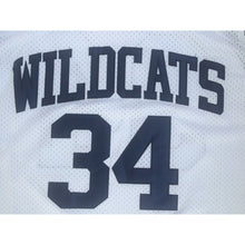 Load image into Gallery viewer, Len Bias #34 Vintage Wildcats High School  Basketball Jersey - Classic Retro Fan Gear White