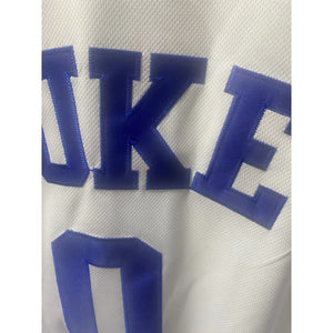 Jared McCain #0 Duke College Basketball Jersey - White Embroidery