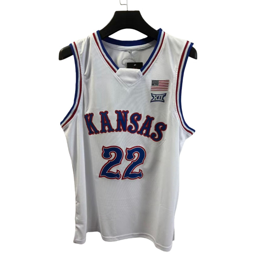 Kansas Jayhawks Darryn Peterson #22 College Basketball Jersey