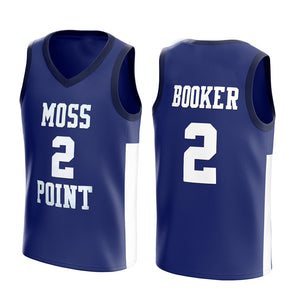 Devin Booker #2 Moss Point High School Basketball Jersey