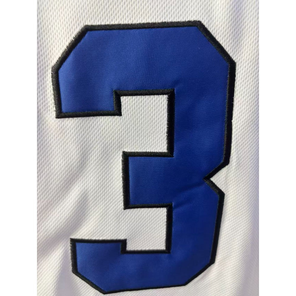 Custom BYU AJ Dybantsa  #3 Brigham Young University College Basketball Jersey White