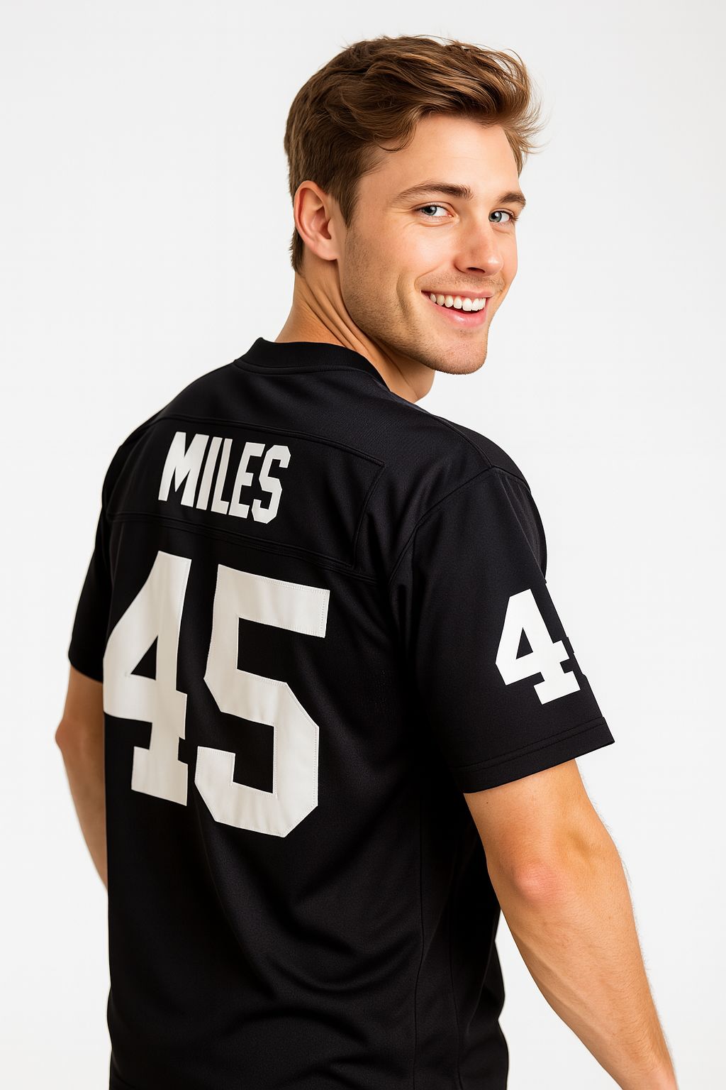 Boobie Miles #45 Friday Night Lights Football Jersey Black