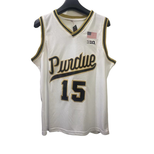 Zach Edey #15 Purdue Custom Retro Men Basketball Jersey Stitched  - White