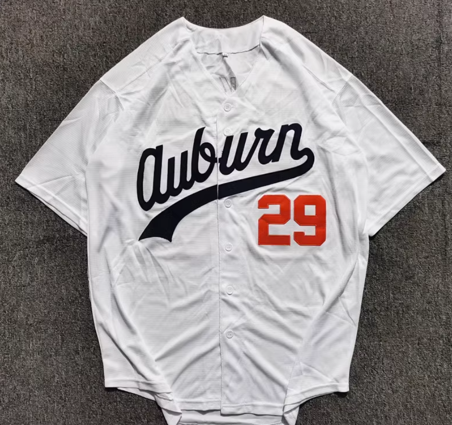 Auburn Tigers Bo Jackson #29 College Baseball Jersey White